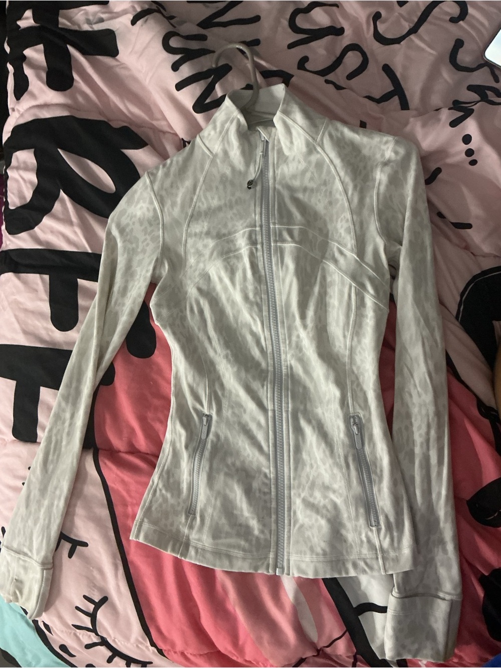 lululemon athletica White Full-Zip Utility Jacket